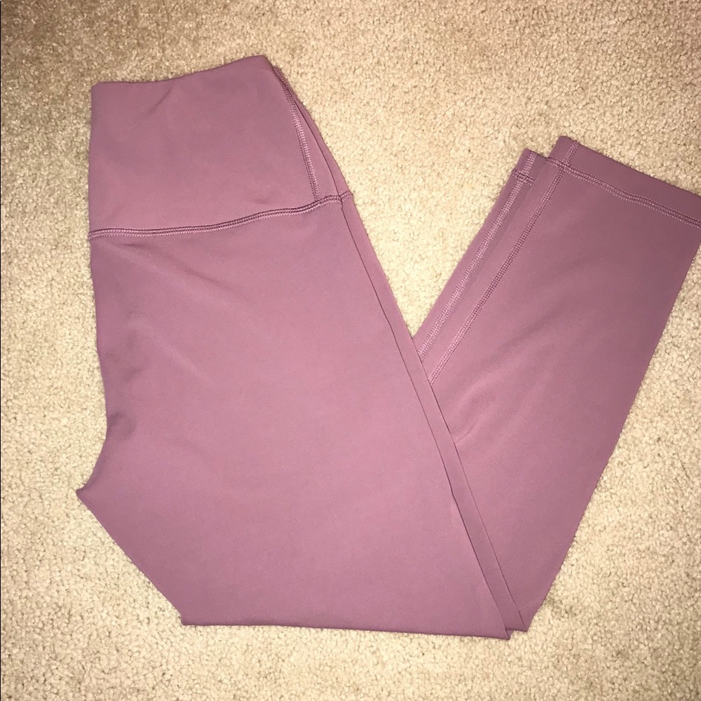 Blush pink cropped leggings